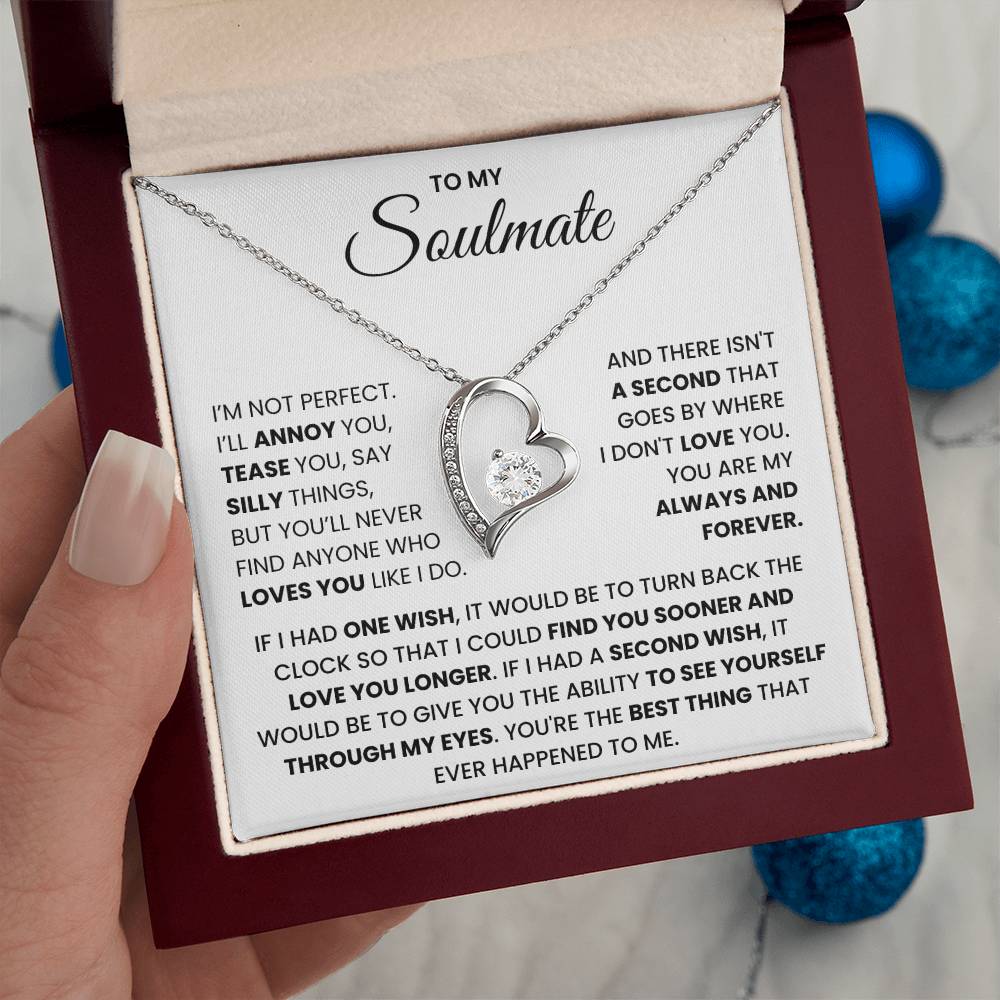 To My Soulmate Gift Set Necklace _ Opal222