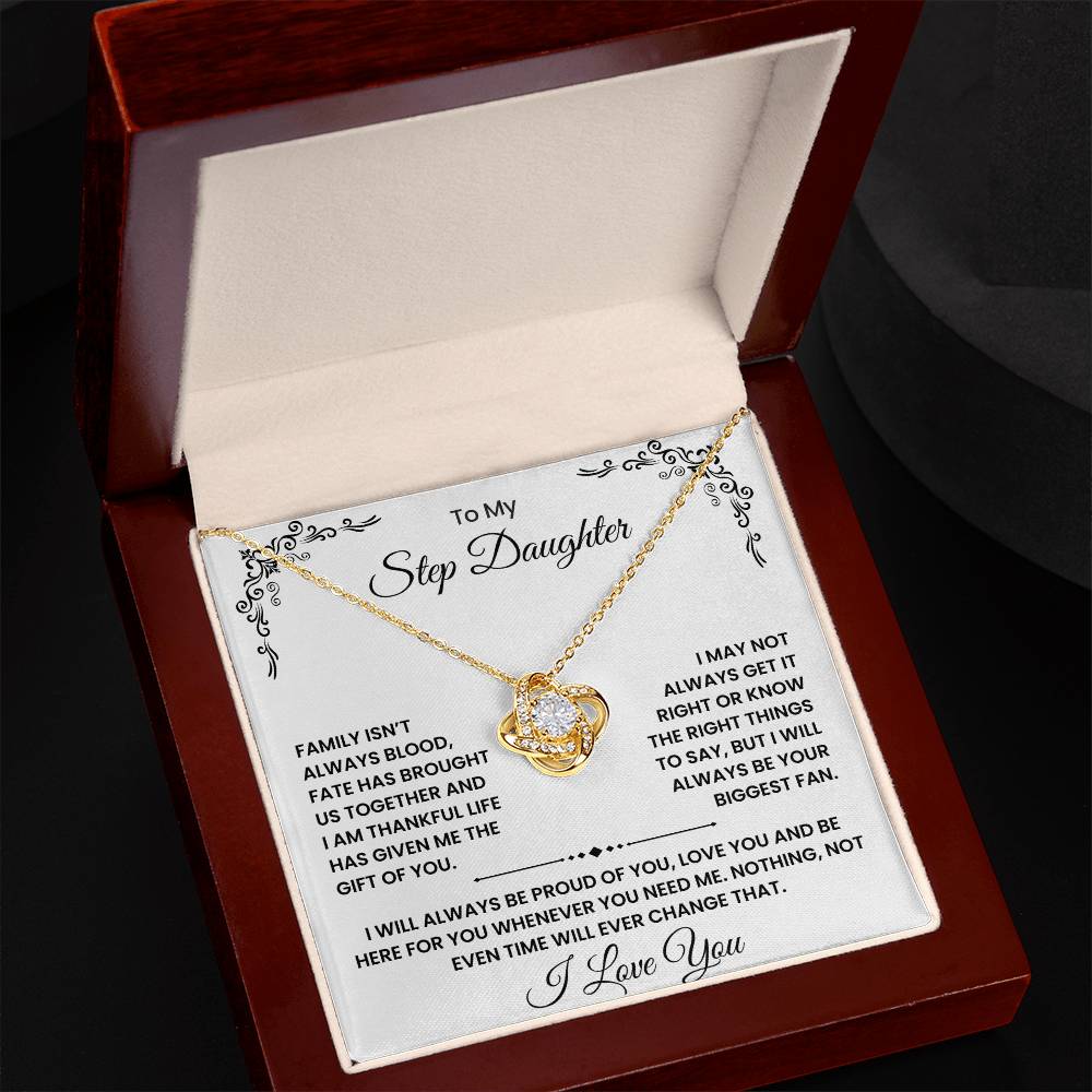 Stepdaughter Necklace Gift from Dad - Opal322