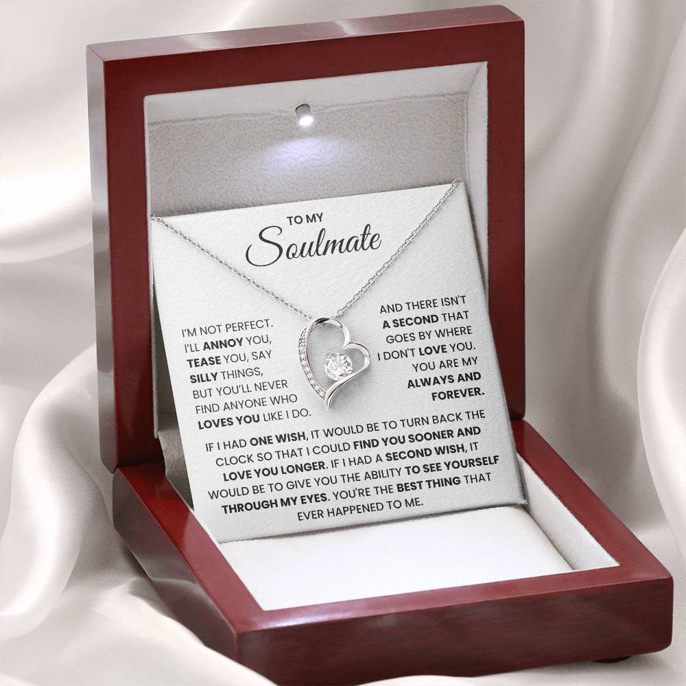To My Soulmate Gift Set Necklace _ Opal222