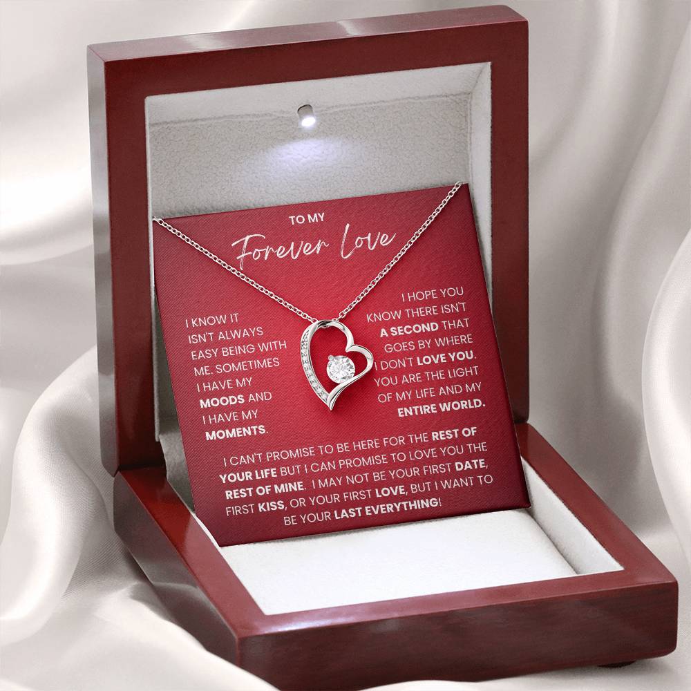 To My Forever Love - Forever Love Necklace-I Want to Be Your Last Everything