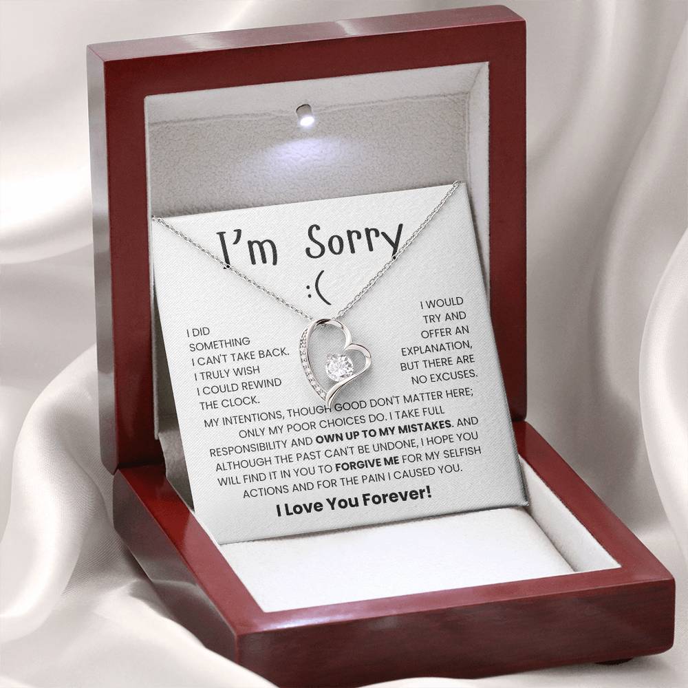 I'm-Sorry Necklace for Her- Meaningful Sorry Gift