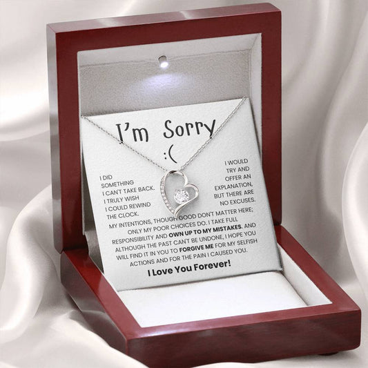 I'm-Sorry Necklace for Her- Meaningful Sorry Gift