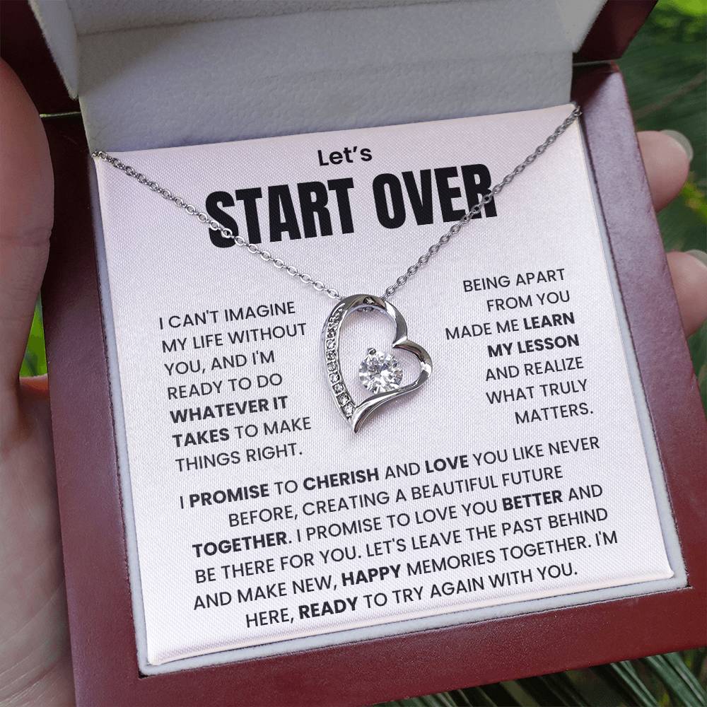 Let's Start Over - Forever Necklace