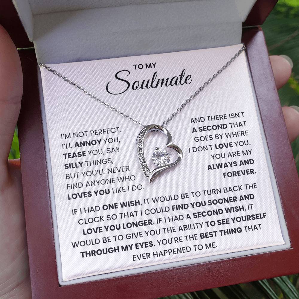 To My Soulmate Gift Set Necklace _ Opal222