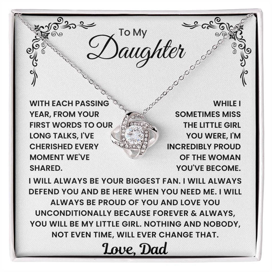 Daughter Necklace Gift from Dad - Opal321