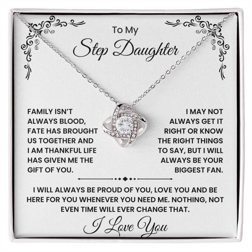 Stepdaughter Necklace Gift from Dad - Opal322