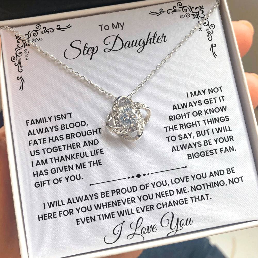 Stepdaughter Necklace Gift from Dad - Opal322