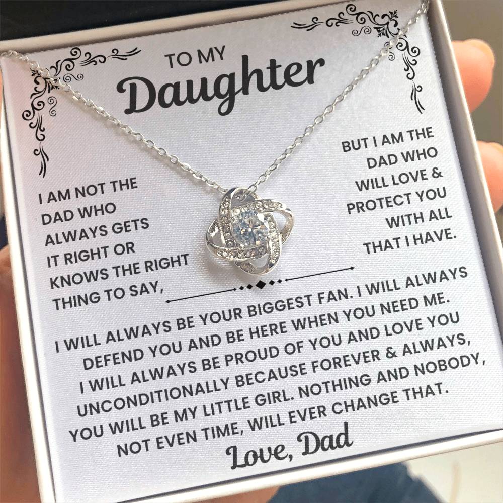 To My Daughter - I Will Always Be Your Biggest Fan - Love Dad Necklace