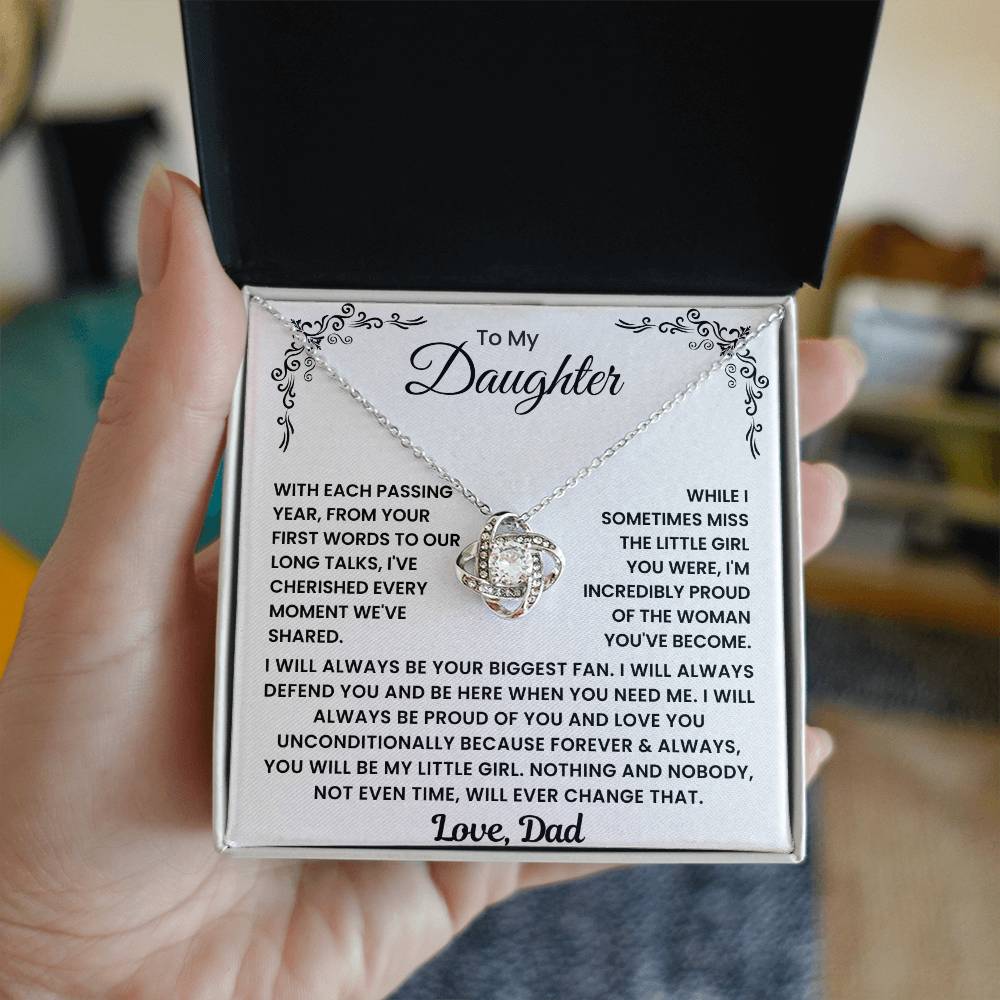 Daughter Necklace Gift from Dad - Opal321