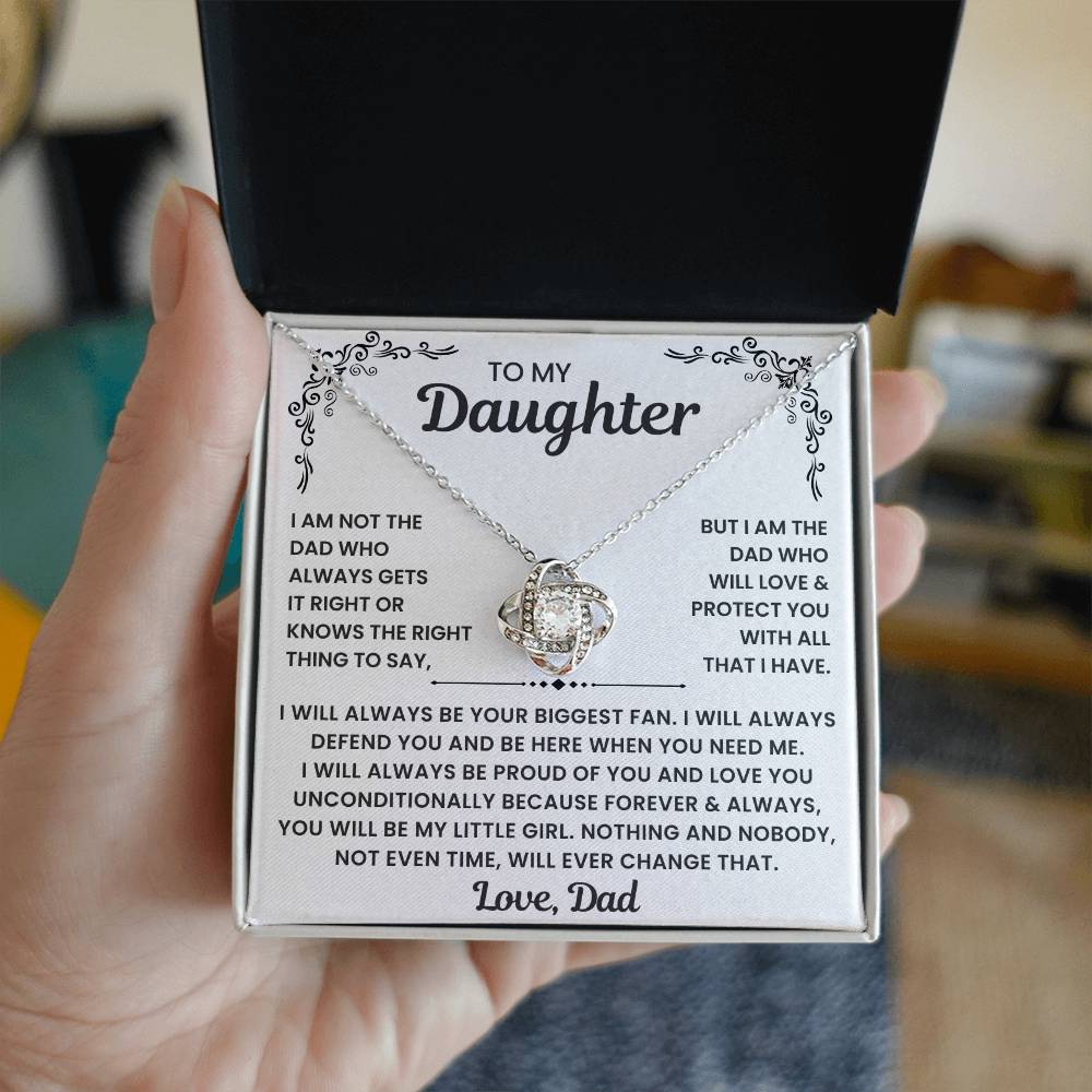 To My Daughter - I Will Always Be Your Biggest Fan - Love Dad Necklace