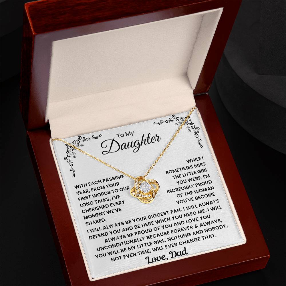 Daughter Necklace Gift from Dad - Opal321