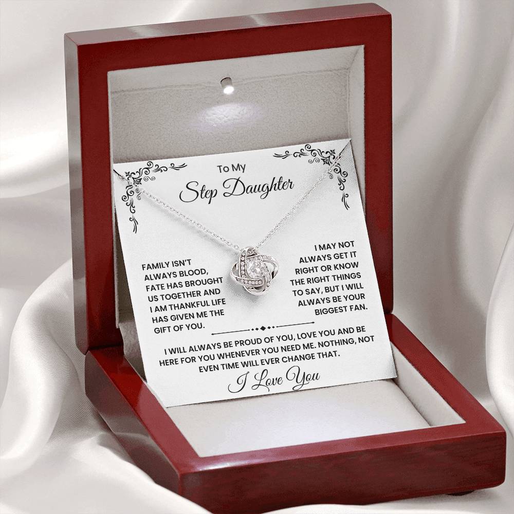 Stepdaughter Necklace Gift from Dad - Opal322