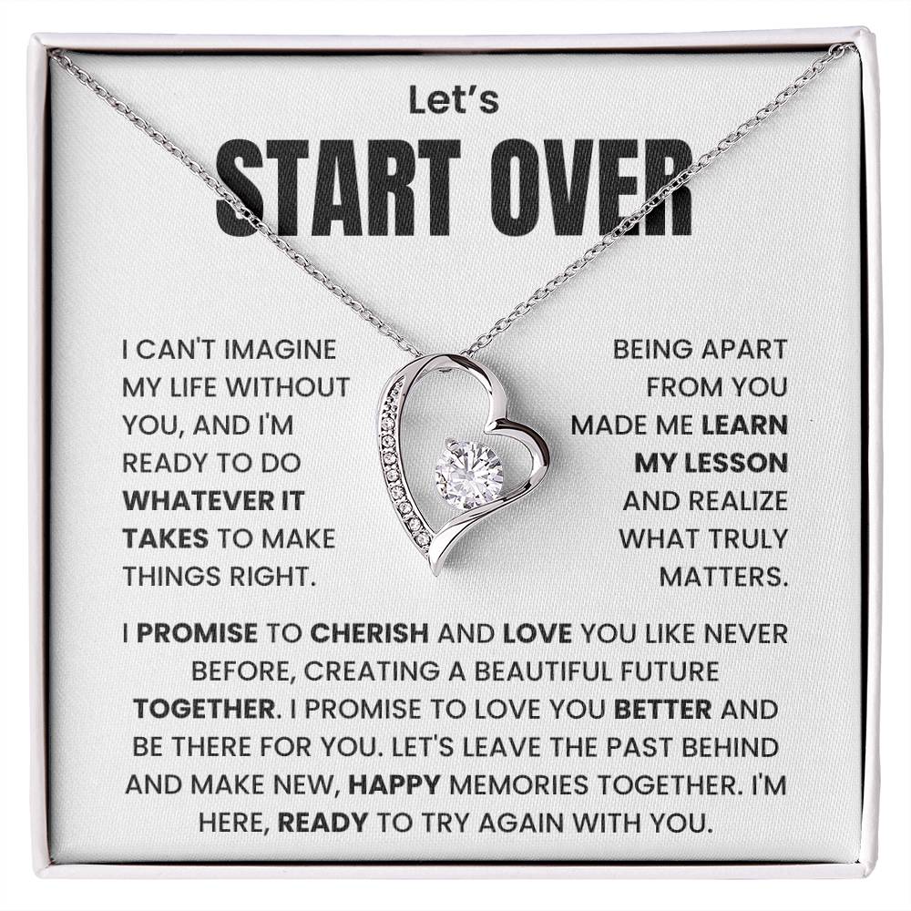 Let's Start Over - Forever Necklace