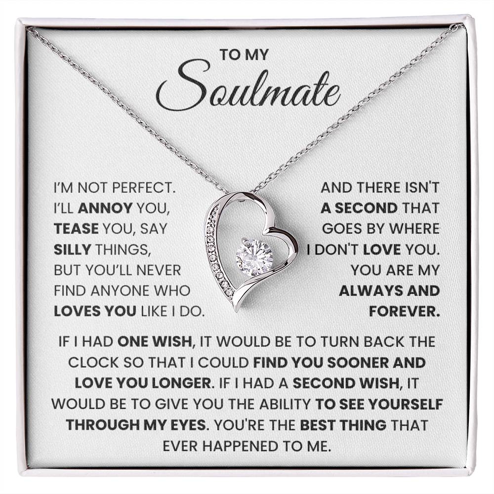 To My Soulmate Gift Set Necklace _ Opal222