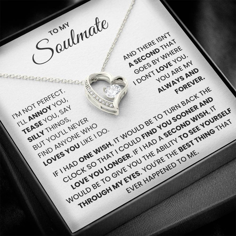 To My Soulmate Gift Set Necklace _ Opal222