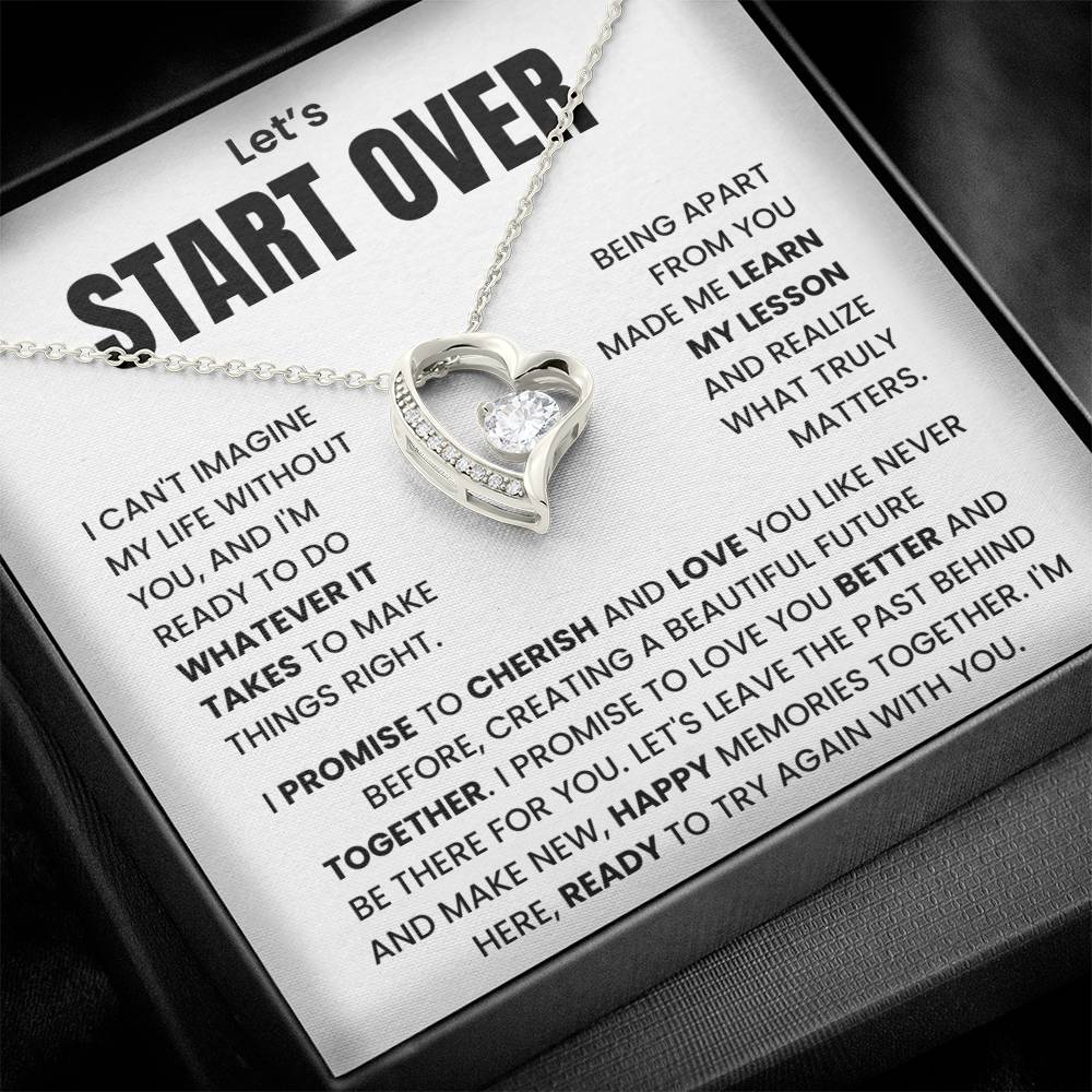 Let's Start Over - Forever Necklace