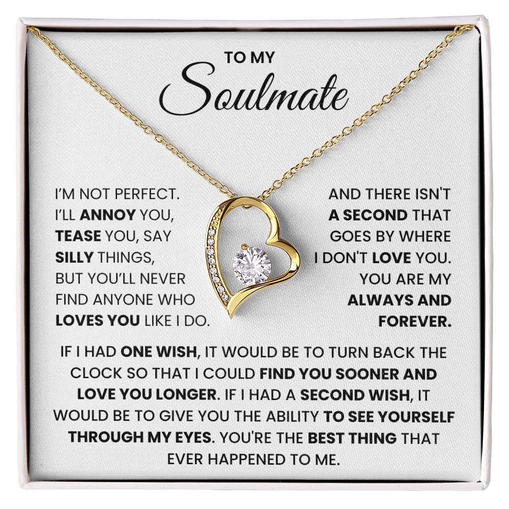 To My Soulmate Gift Set Necklace _ Opal222