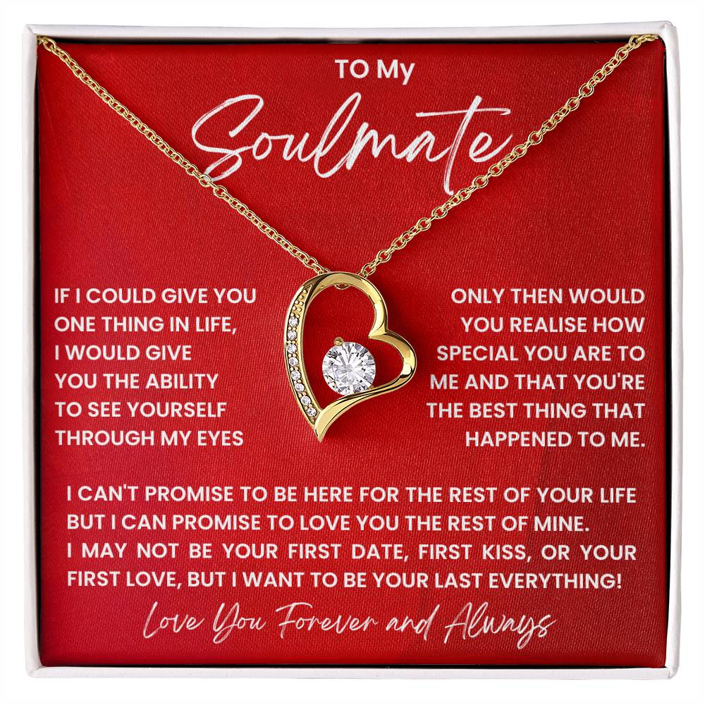 To My Soulmate - Forever Love Necklace-Love You Forever and Always