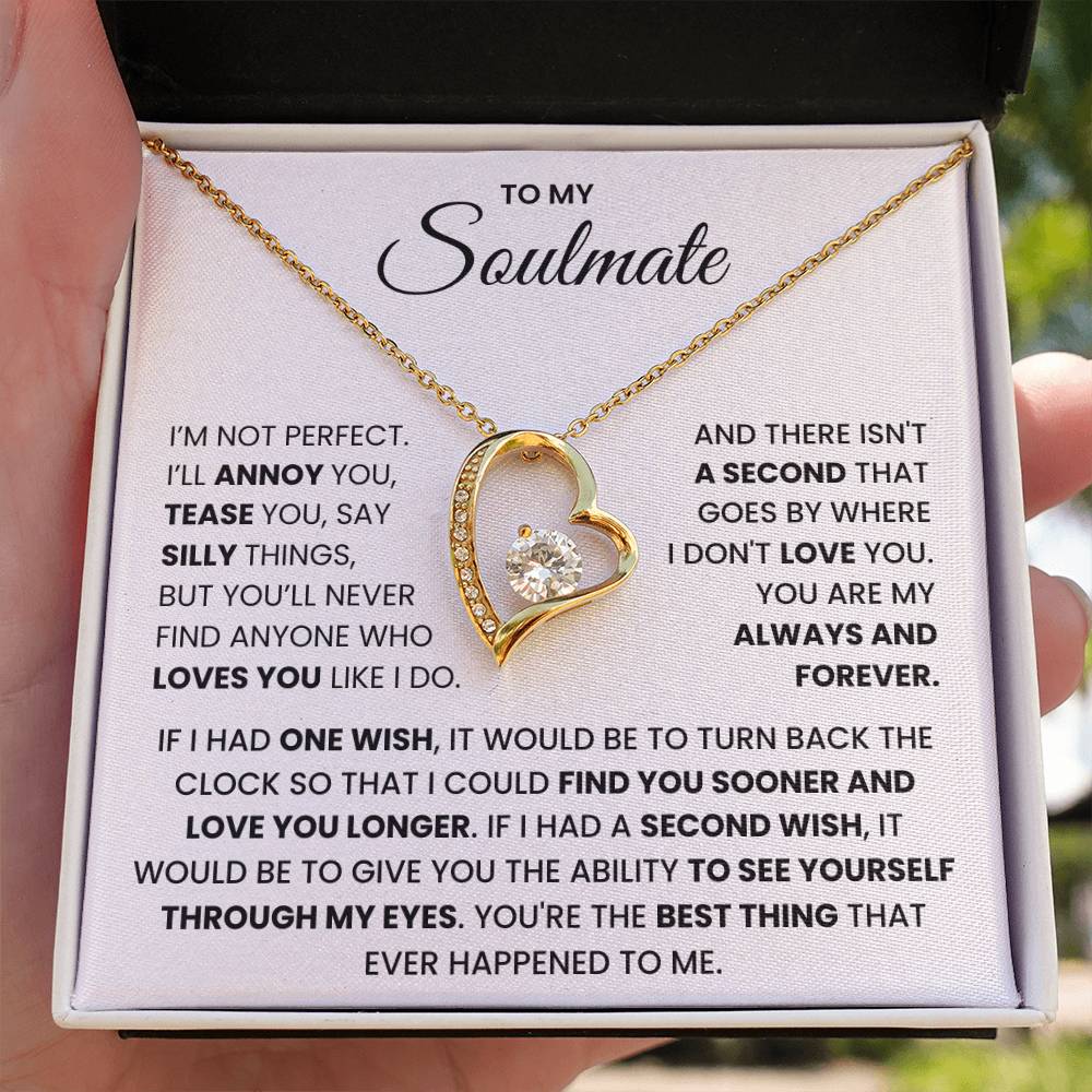 To My Soulmate Gift Set Necklace _ Opal222