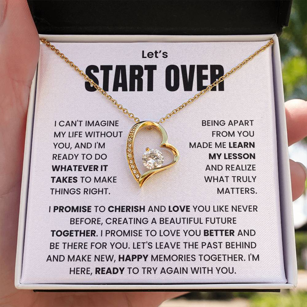 Let's Start Over - Forever Necklace